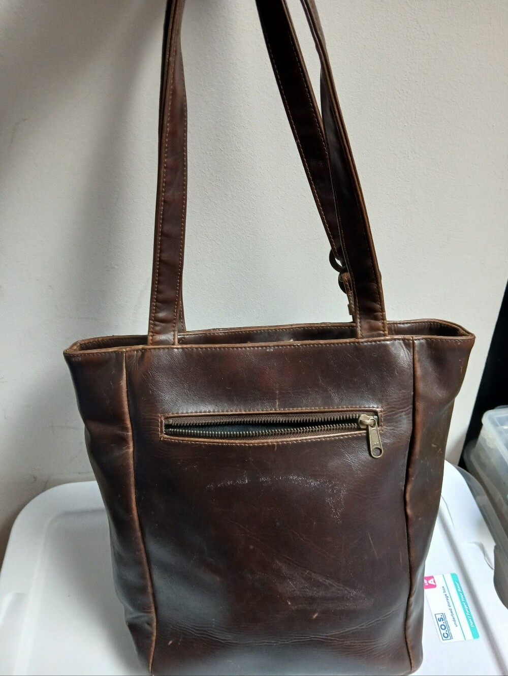 Y2k Vintage Brown Leather Liz Claiborne Bag